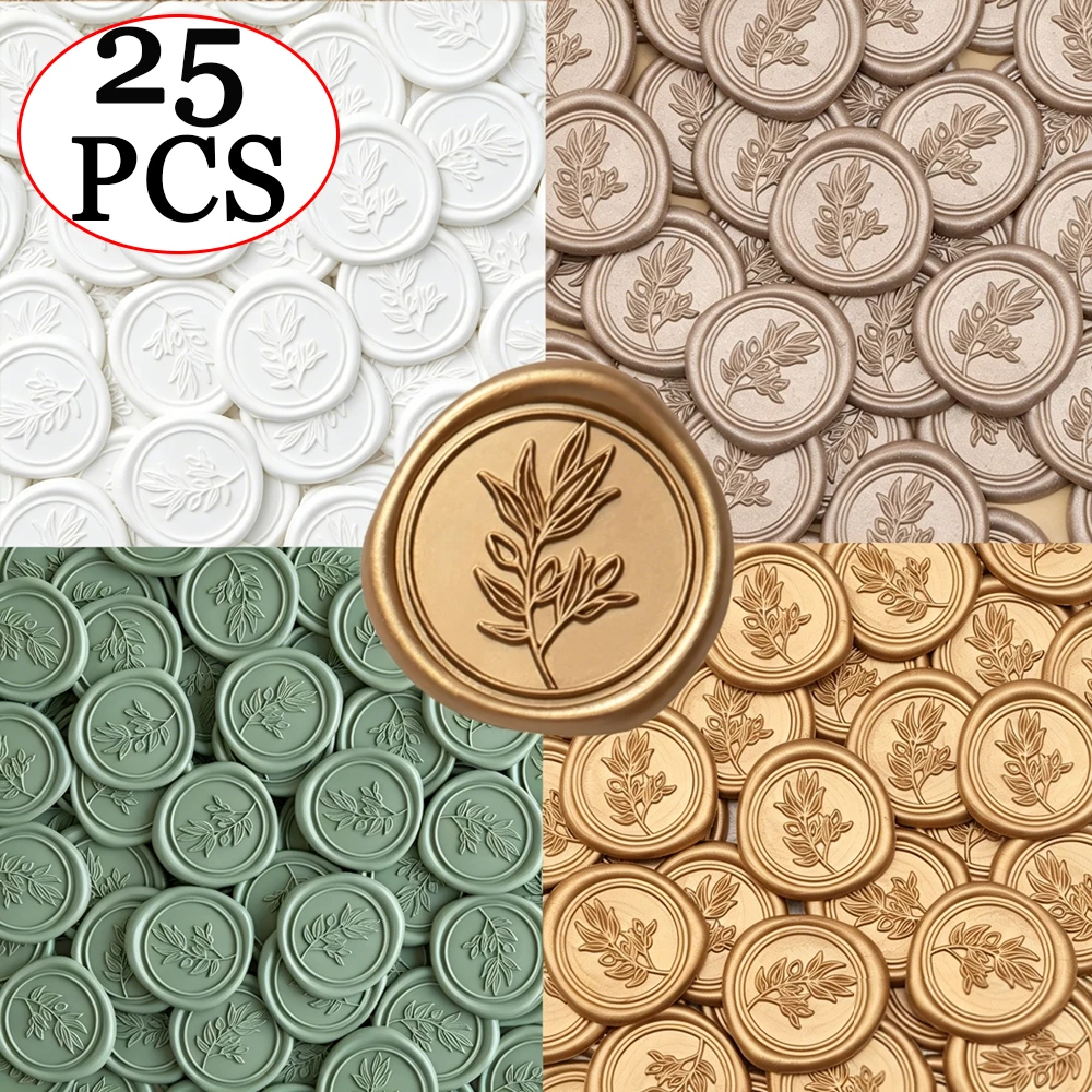 Wax Seal Stamp Set - 25 pegatinas de sello de cera