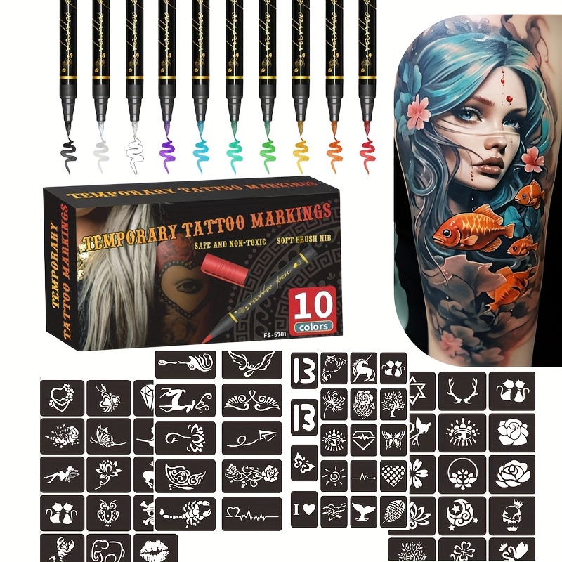 Copic Marker Sketch - Set de Marcadores para Tatuajes Temporales,