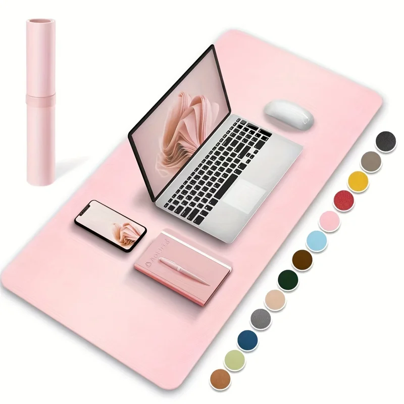 Leather Desk Pad - 1 Alfombrilla Protectora de Escritorio Grande