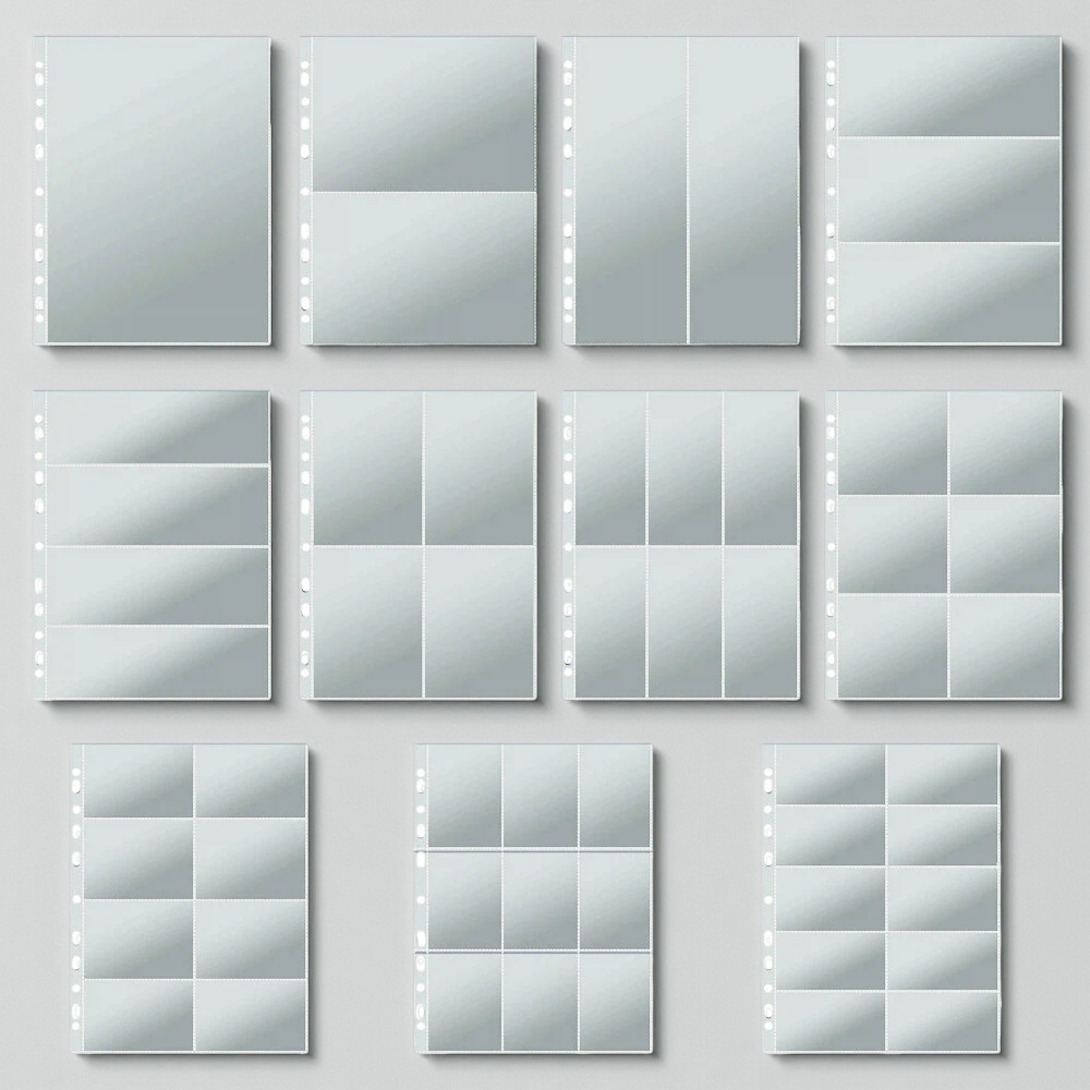 Binder A4 Lever - páginas de tarjetas de álbum de