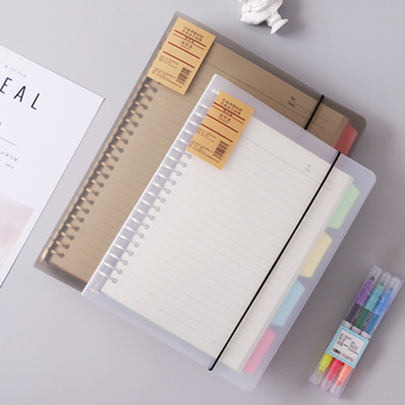 Binder A4 Lever - Carpeta de hojas sueltas A4/B5/A5, cuaderno