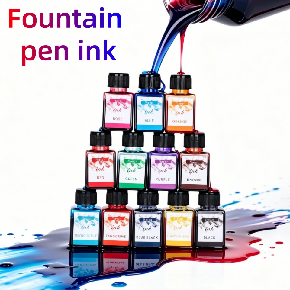 Fountain Pen Bottled Ink - Tinta para Pluma Estilográfica de 12