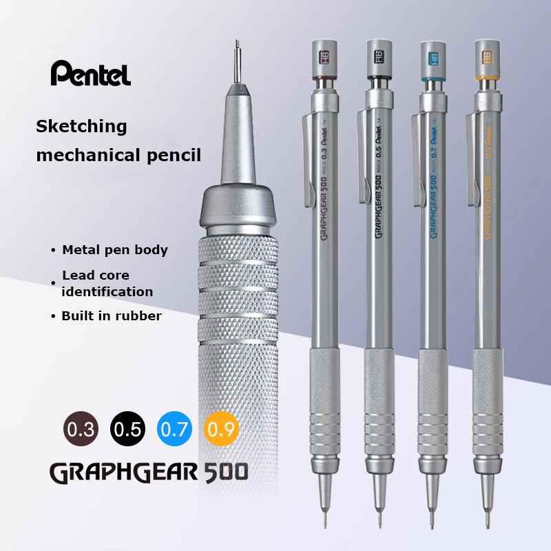 Pentel Pen Energel - Japón Pentel Graph Gear dibujo lápiz