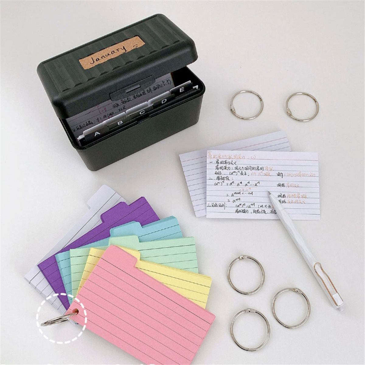 Card Index Box - 828 Mega Oferta: Caja para Tarjetas