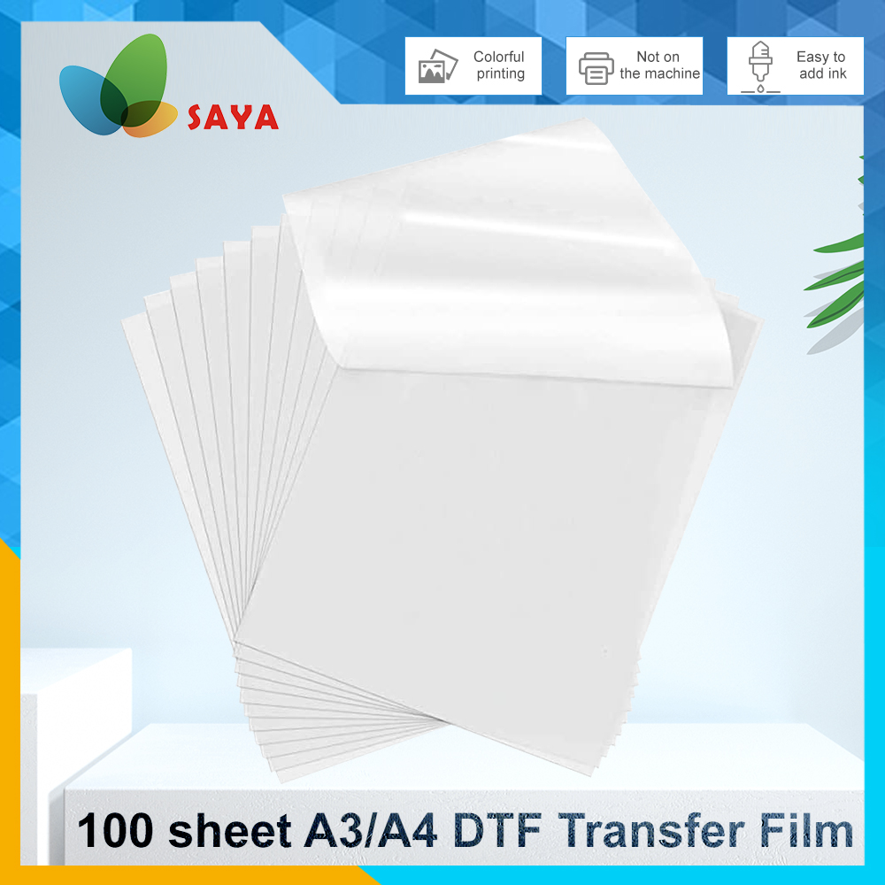 Ink Blotter Paper - 50/100 Piezas de Película DTF A3/A4,