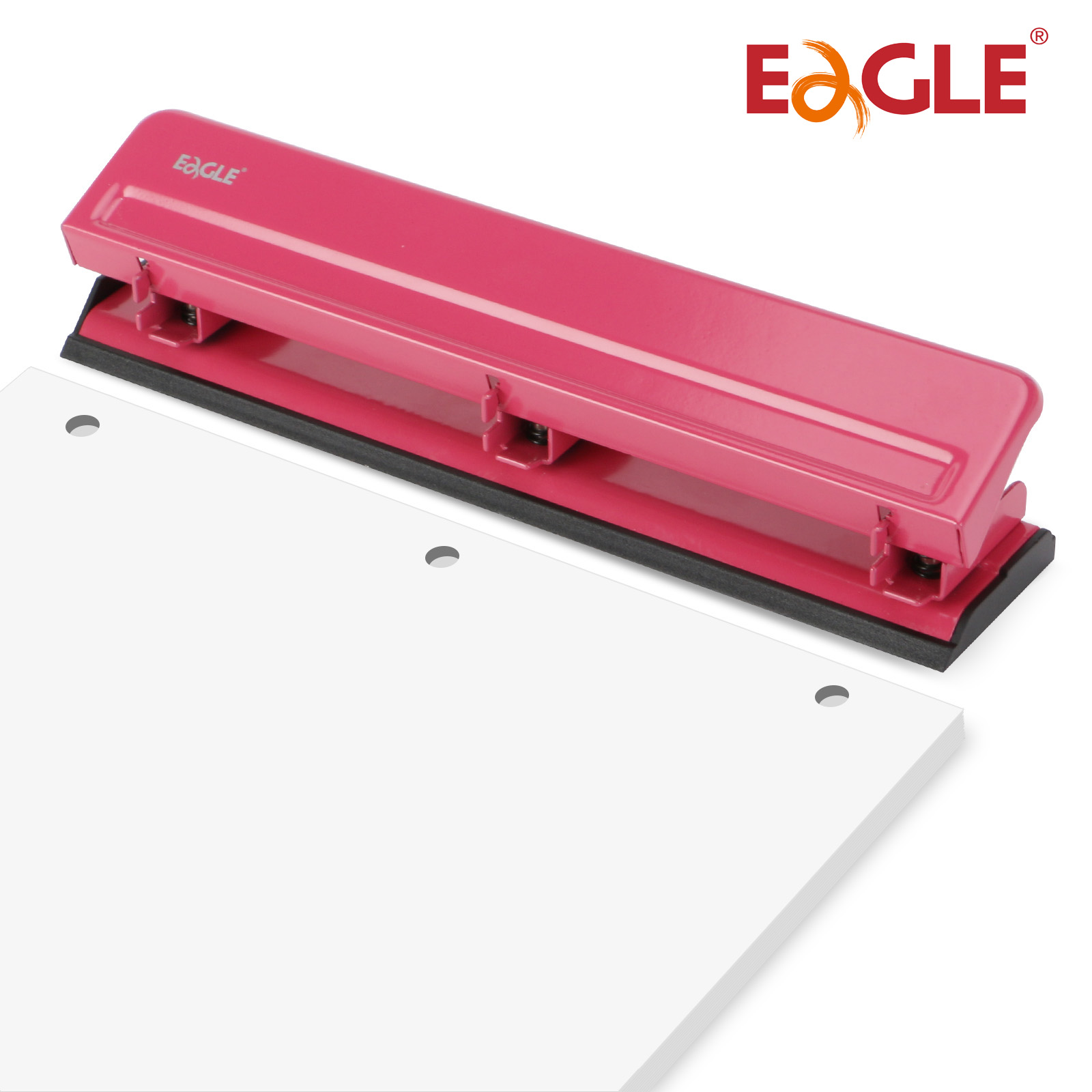 Binder A4 Lever - Perforadora EAGLE de 3 agujeros para