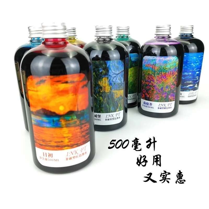 Fountain Pen Bottled Ink - Oramile 500ml botella grande sin carbono