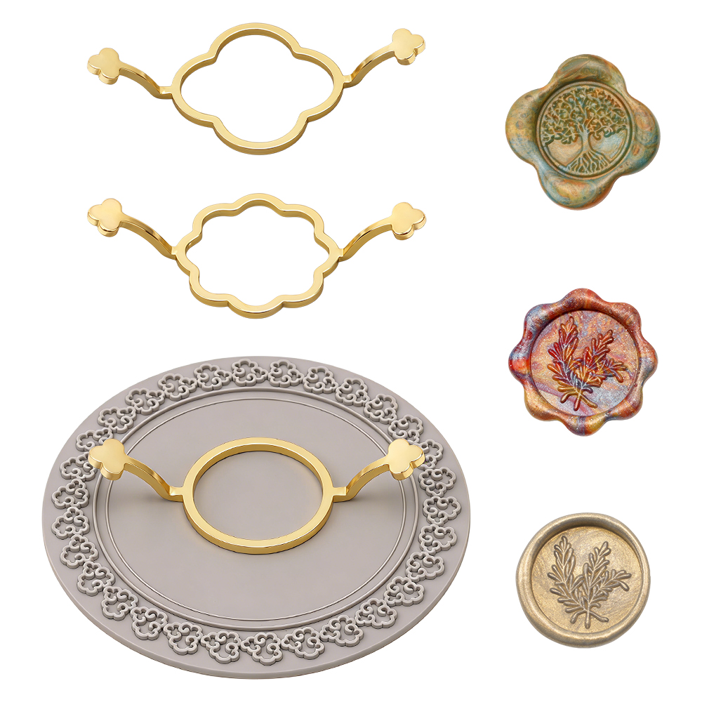 Juego de 3 moldes para sellos  - Wax Seal Stamp Set reseña y precio