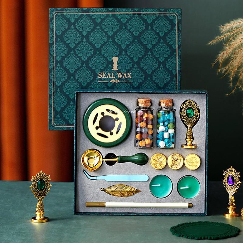 Juego de sellos de cera, Kit d - Wax Seal Stamp Set reseña y precio