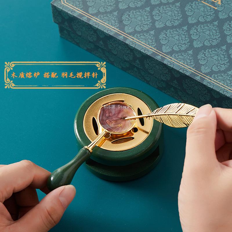 Juego de sellos de cera, Kit d - Wax Seal Stamp Set reseña y precio