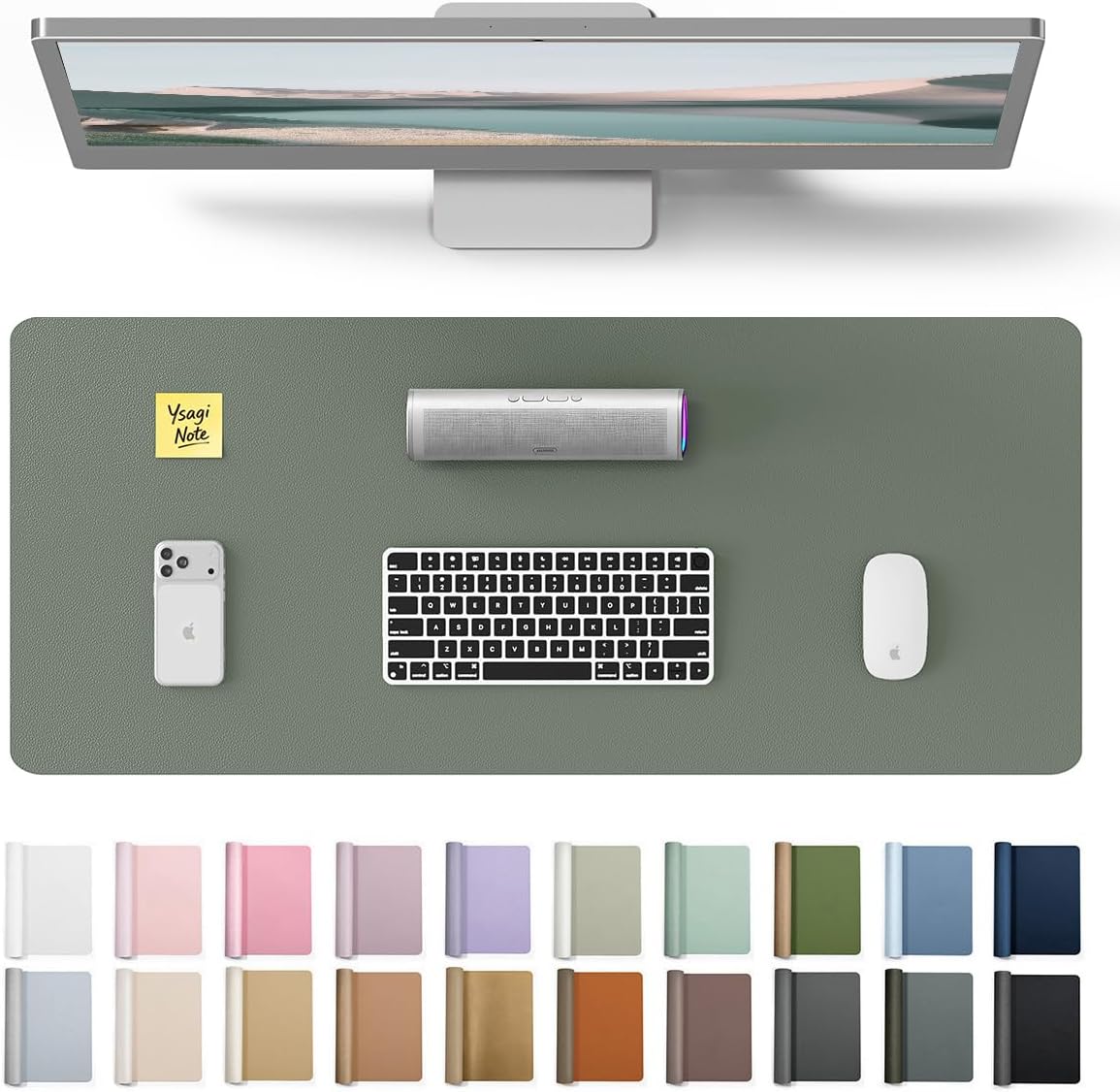 Protector de Escritorio de Cue - Leather Desk Pad reseña y precio