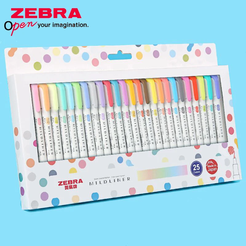 ZEBRA Mildliner-resaltador WKT - Zebra Pen Mildliner reseña y precio