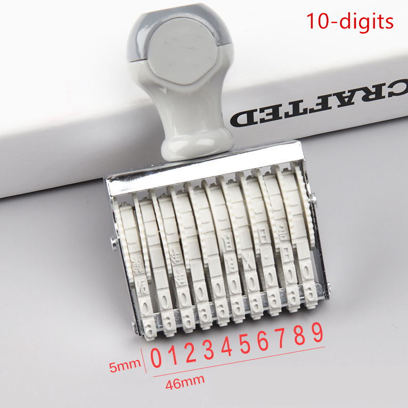 Sello de número portátil de 8/ - Rubber Date Stamp reseña y precio