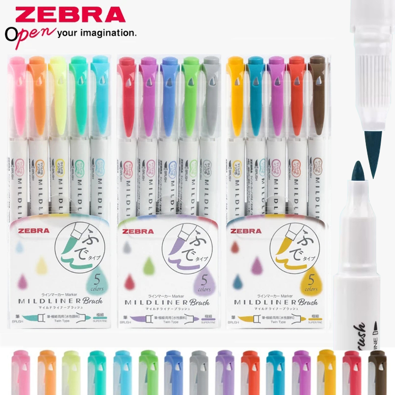 ZEBRA-Juego de rotuladores Mil - Zebra Pen Mildliner reseña y precio