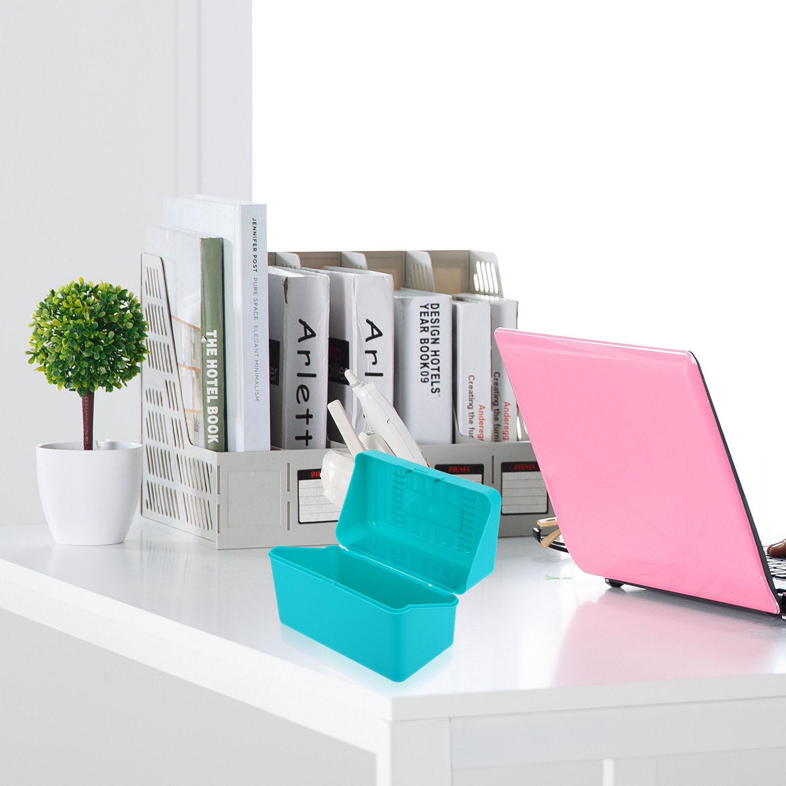 4 cajas organizadoras de tarje - Card Index Box reseña y precio