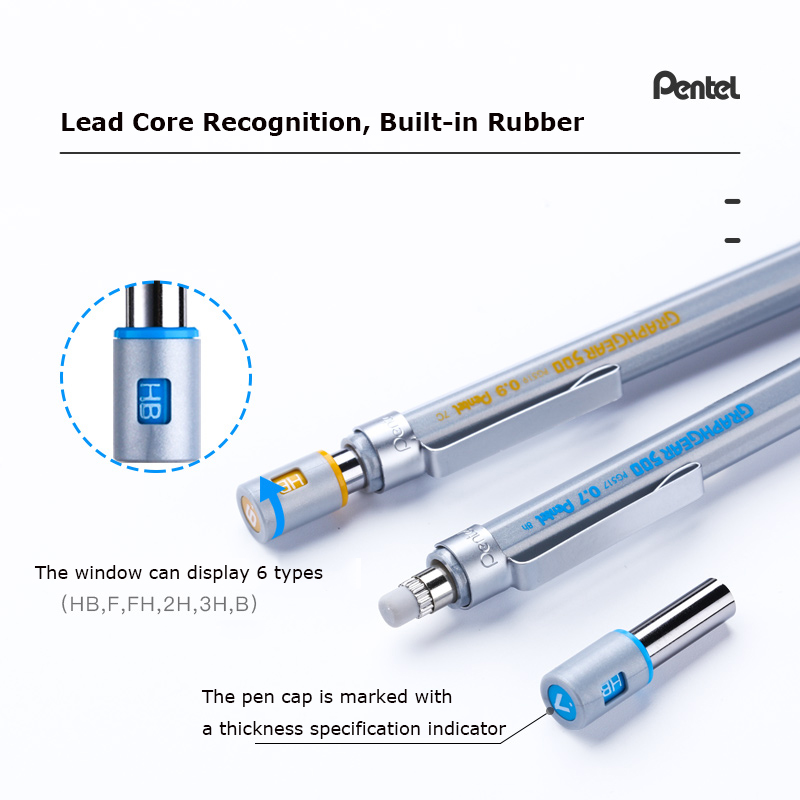 Japón Pentel Graph Gear dibujo - Pentel Pen Energel reseña y precio