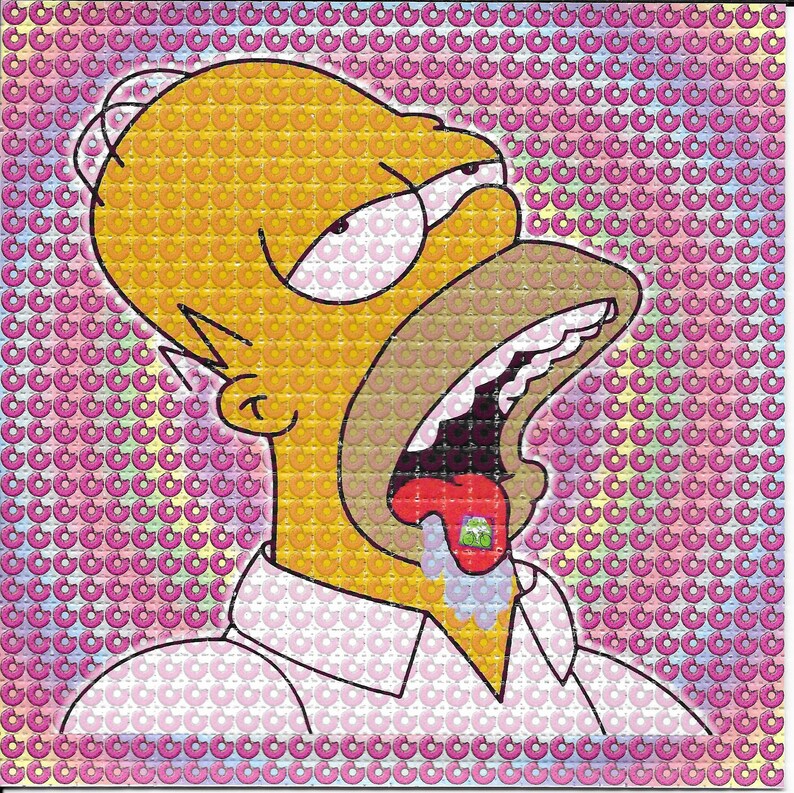 Doped Homer psicodélico libre  - Ink Blotter Paper reseña y precio