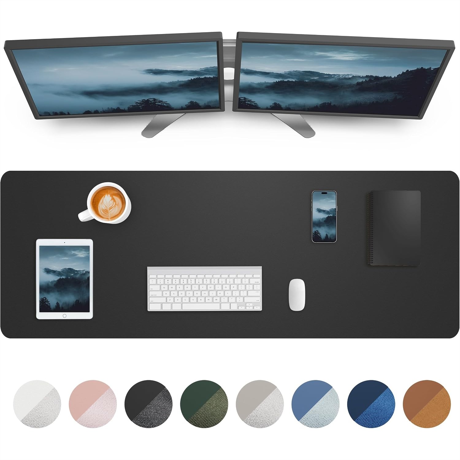 Alfombrilla de escritorio gran - Leather Desk Pad reseña y precio