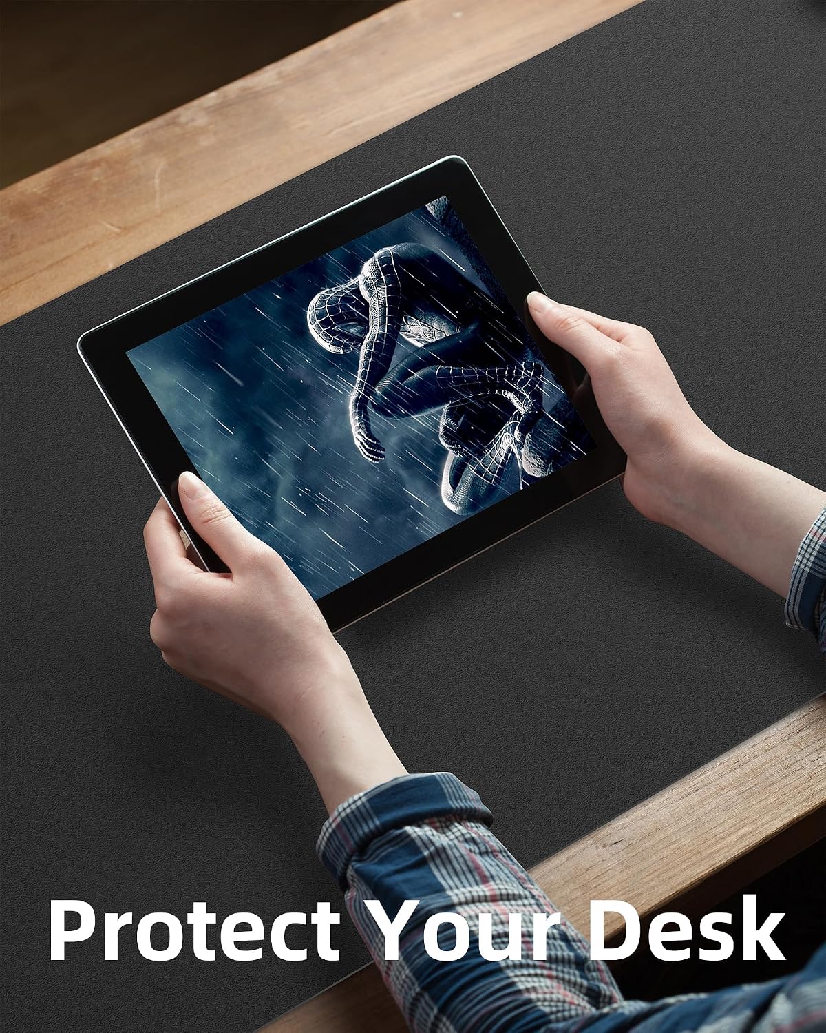 Alfombrilla de escritorio gran - Leather Desk Pad reseña y precio