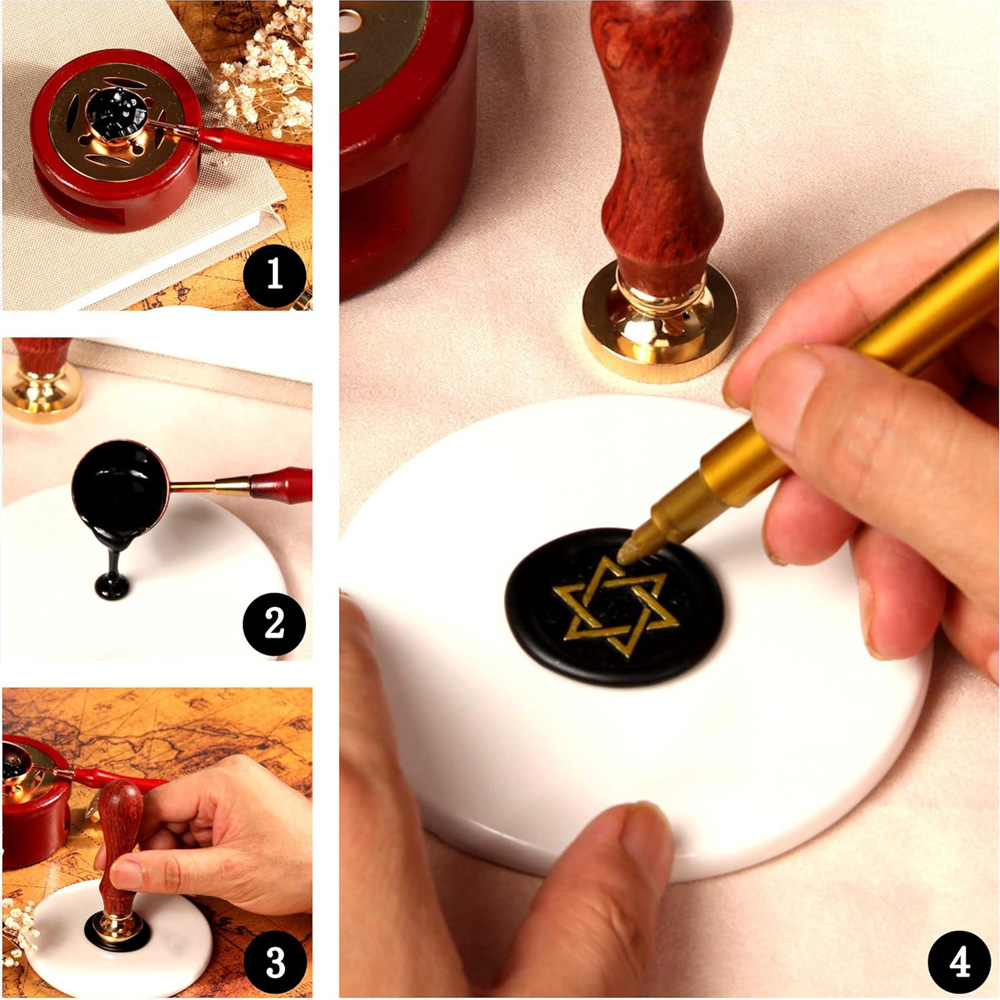 Sello de Cera Personalizado, K - Wax Seal Stamp Set reseña y precio