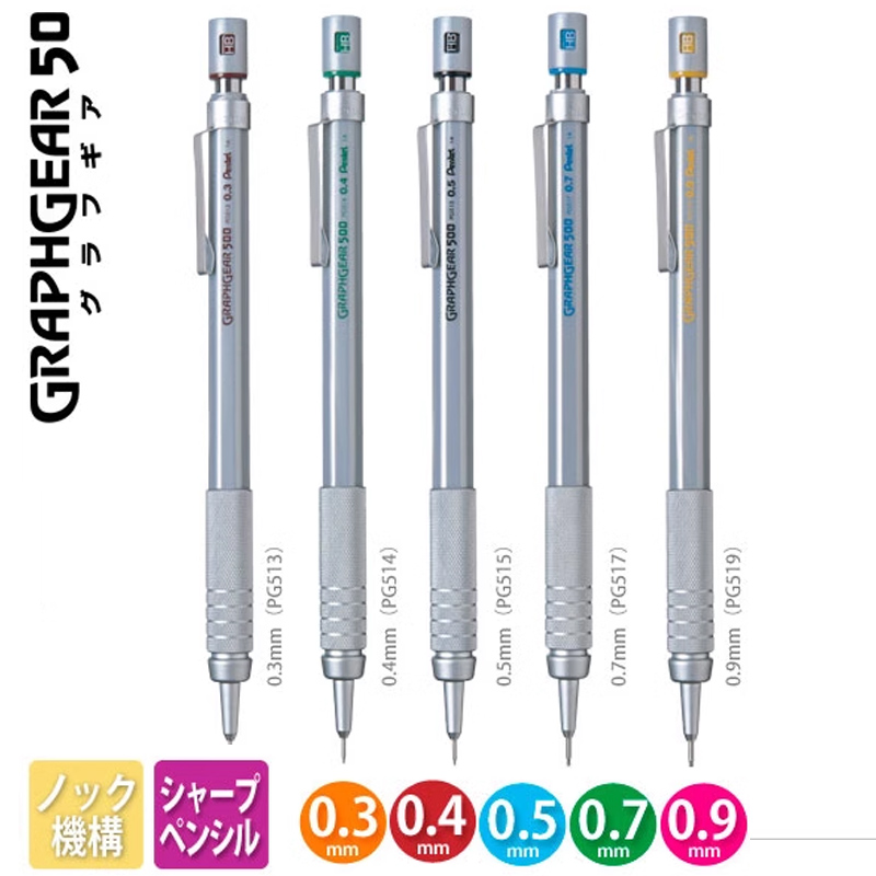 Pentel-lápiz mecánico GraphGea - Pentel Pen Energel reseña y precio