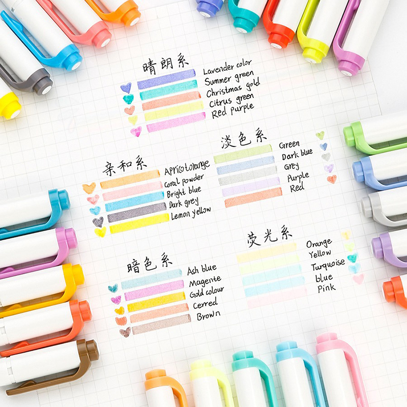 Juego de resaltadores Mildline - Zebra Pen Mildliner reseña y precio