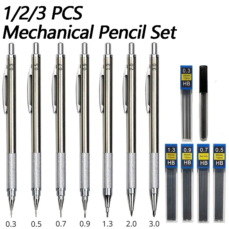 1/2/3 Uds. Lápices de dibujo d - Mechanical Pencil 0.3 reseña y precio