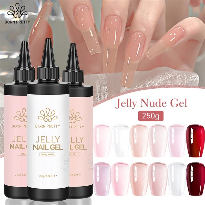 BORN PRETTY 250g gelatina blan - Gel Refill Pack reseña y precio